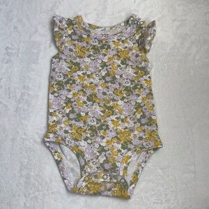 (3 for $10) carters floral bodysuit onesie